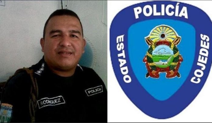 El comisionado Pedro Rodríguez tenía 24 años de servicio en la Policía de Cojedes. Foto: Cortesía