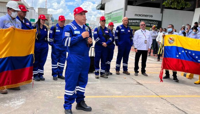 Presidente de Pequiven se reunió con trabajadores de Monómeros en sede de Barranquilla