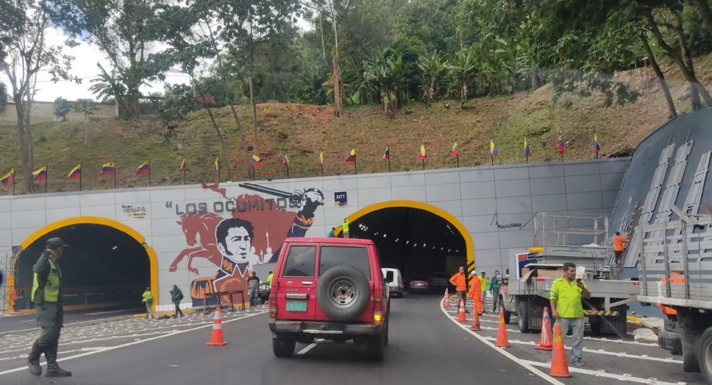 Arreglos en el túnel Los Ocumitos, septiembre de 2022. Foto: Mairen Dona