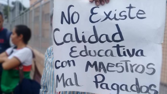 Protesta docentes