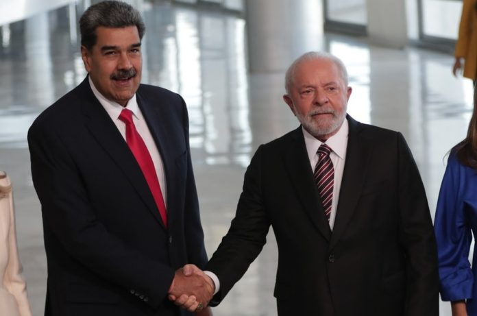 Maduro y Lula en Brasil