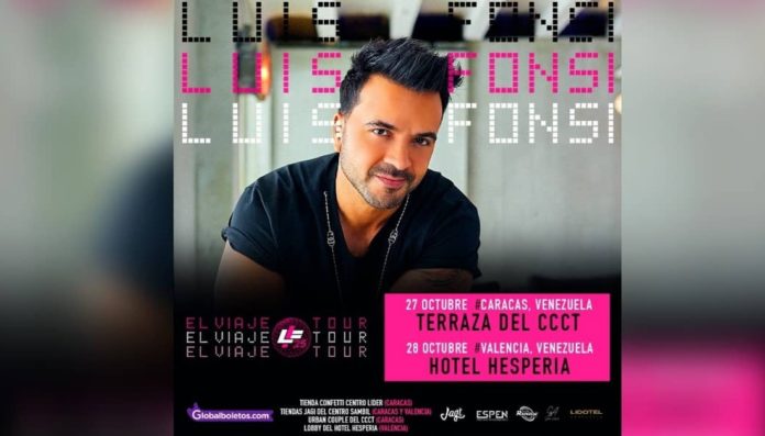 Luis Fonsi concierto Venezuela