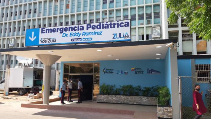 Niño herido de bala por su padre muere en el Hospital Universitario de Maracaibo. Foto: Archivo